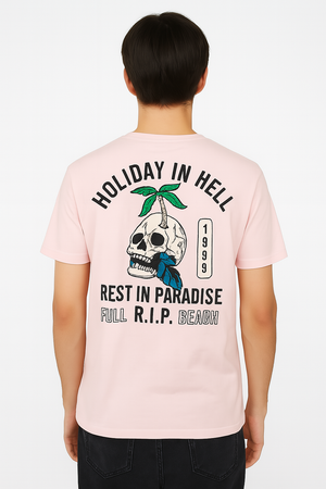 Playera Caballero MC / CRANEO SURFF ROSA (9079107649759)