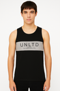 Tank Top Caballero / BICOLOR  NEGRO/PIRULI (9079089627359)