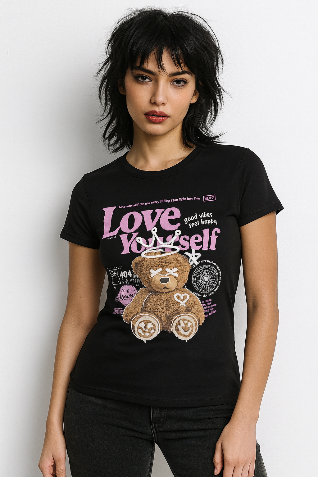 Playera Dama MC / LOVE YOURSELF (8838687588575)