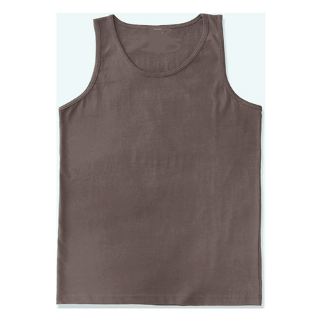 Tank Top Caballero / TANK TOP BASICA  GRIS/RATA (8815843410143)