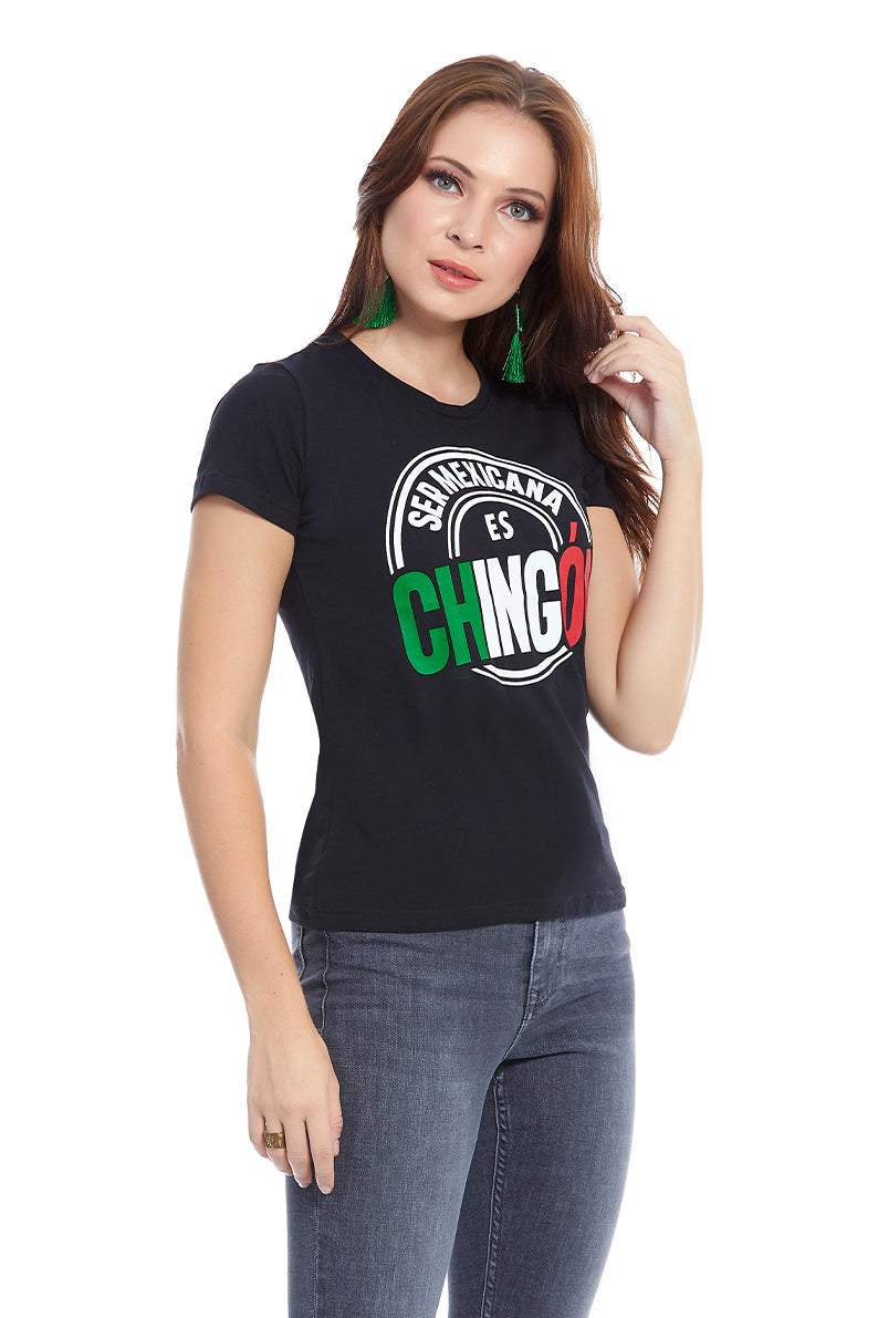 Playera Ser mexicana es chingón