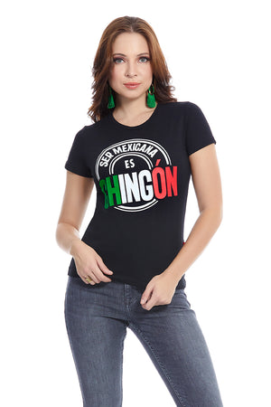 Playera Ser mexicana es chingón