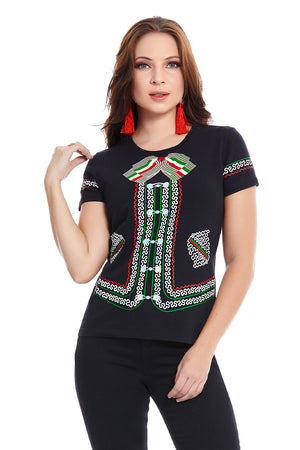 Playera Moño Tricolor