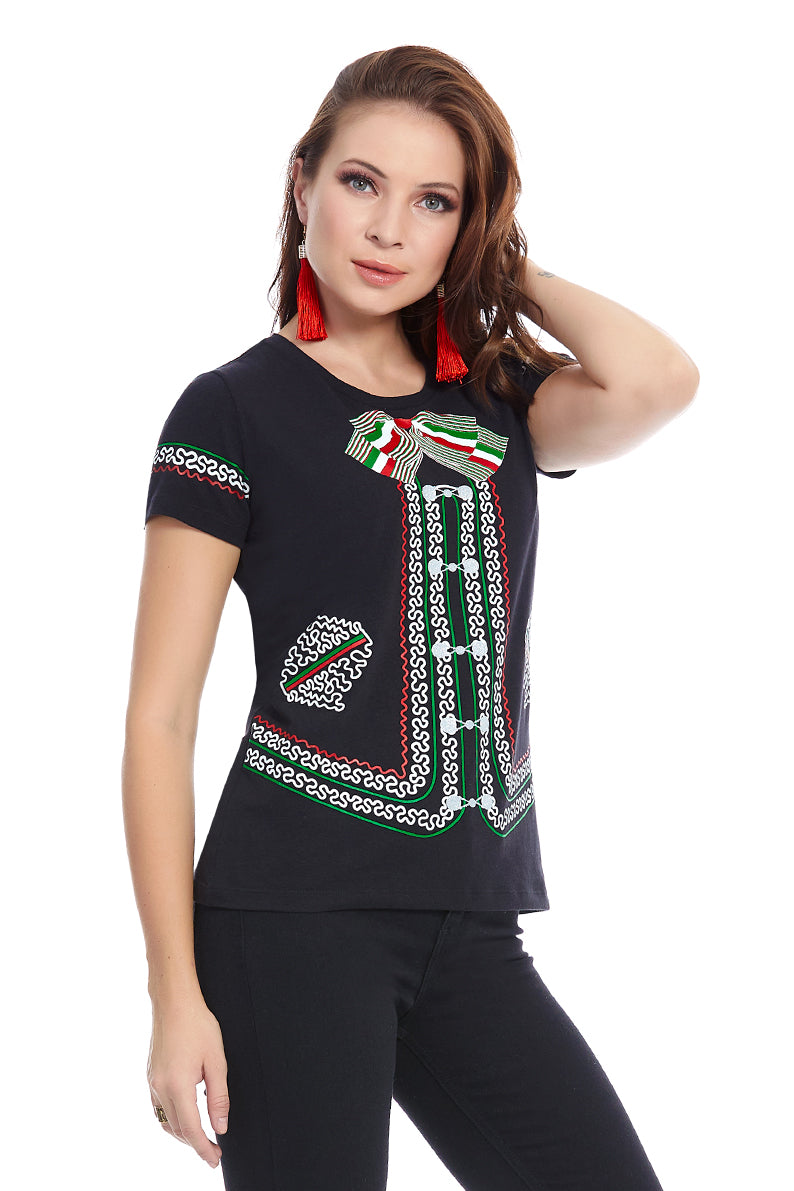 Playera Moño Tricolor