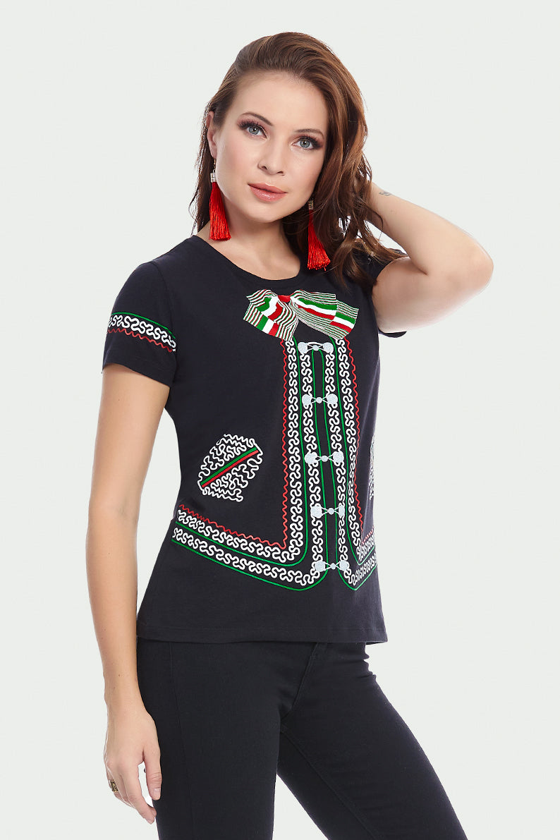 Playera  MOÑO TRICOLOR (7824750018783)