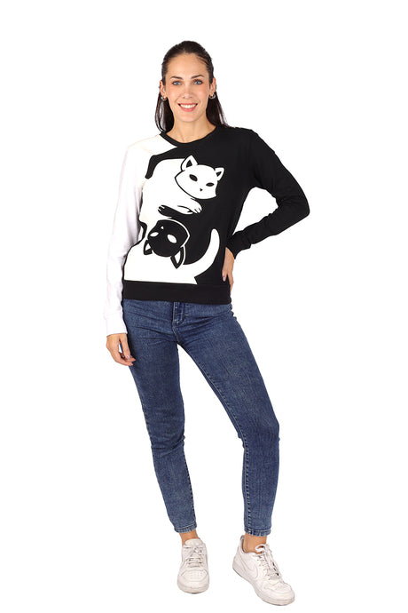 Sudadera Gatos abrazados (4169273573399)