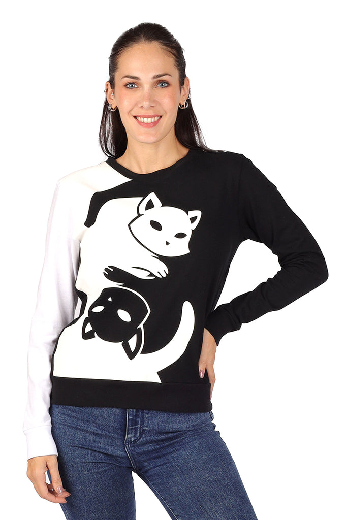 Sudadera Gatos abrazados (4169273573399)