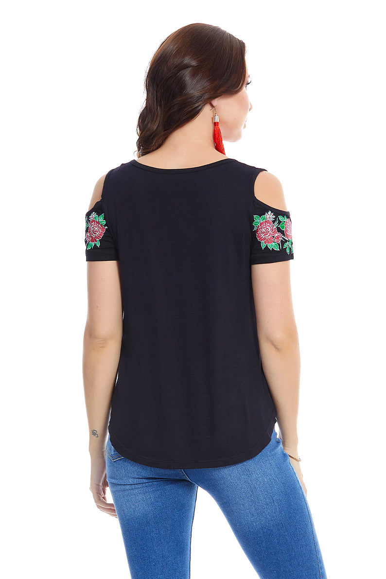 Playera Offshoulder Charra