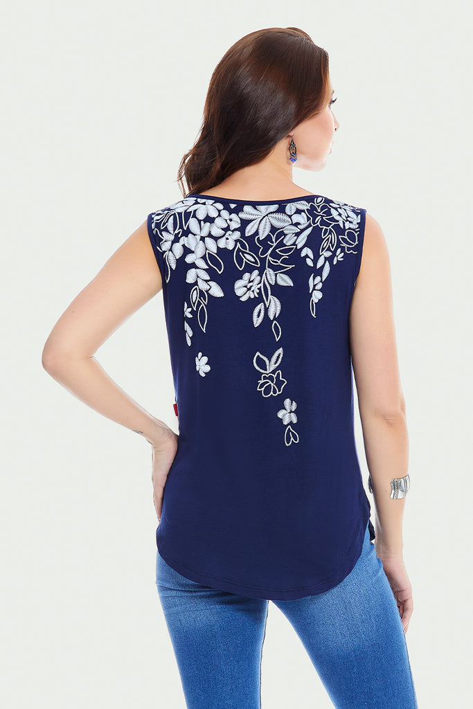 Tank Top Flores Grandes (8073892790495)