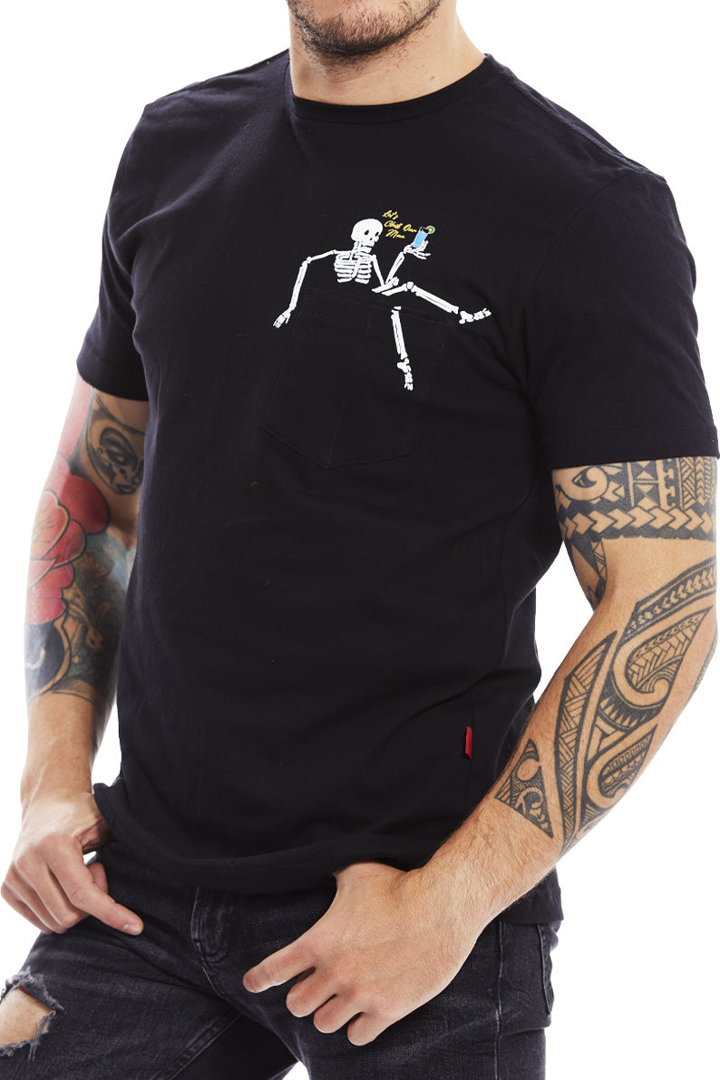 Playera CALACA BOLSILLO (8119776542943)