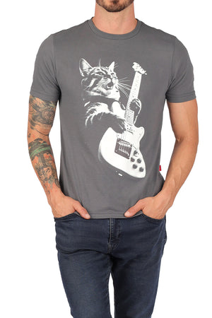 Playera Caballero GATO GUITARRA (8278173352159)