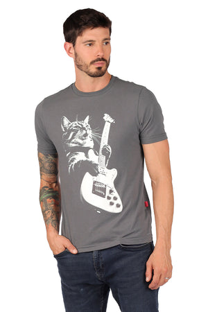 Playera Caballero GATO GUITARRA (8278173352159)