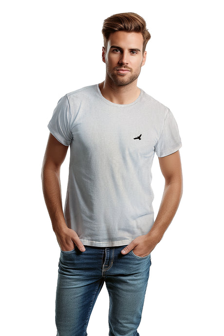Playera  MELANGE CUELLO REDONDO (8569884410079)