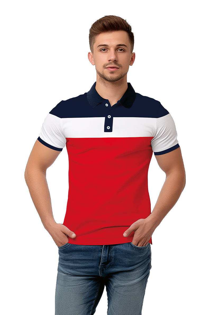 Polo Caballero TRICOLOR (8587061690591)