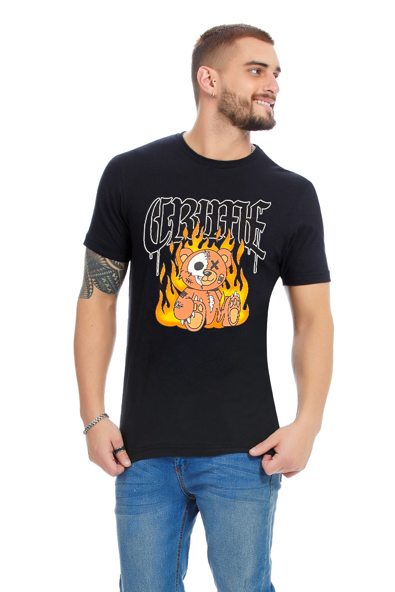 Playera Caballero OSITO FIRE (8621857407199)