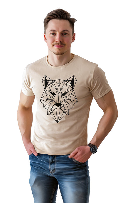 Playera LOBO GEOMETRICO (8642208661727)