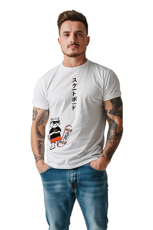Playera GATO PATINETA (8680035483871)