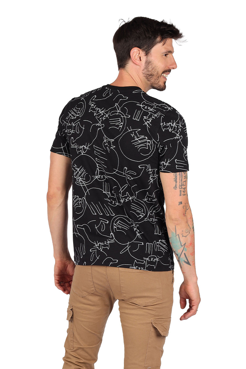 Playera GATOS FULL PRINT (8742604964063)