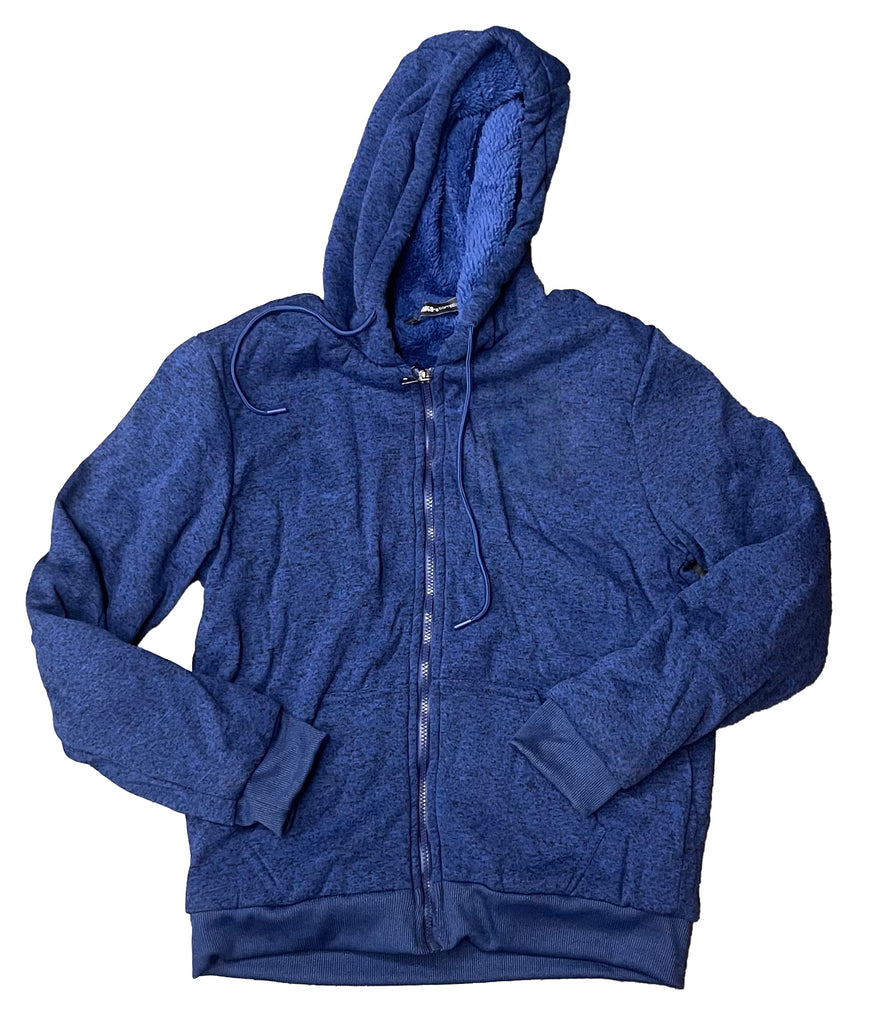 Sudadera Caballero / SUDADERA CON CAPUCHA  AZUL (8828277260511)