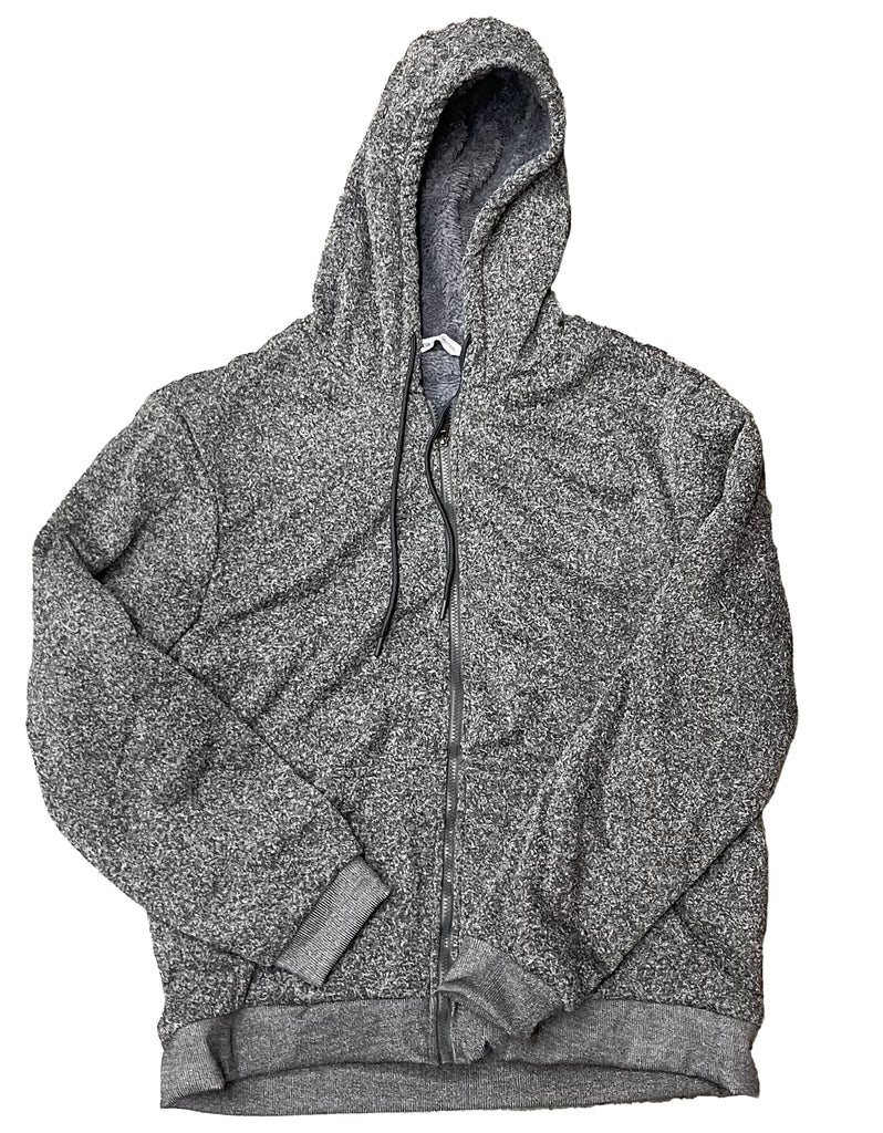 Sudadera Caballero / SUDADERA CON CAPUCHA  GRIS (8828277981407)