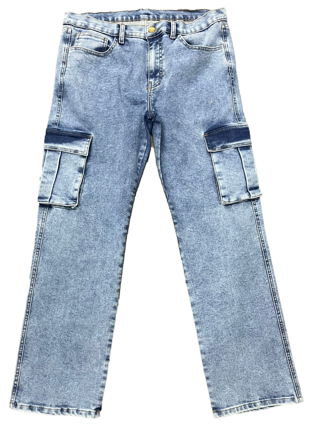 Pantalon Mezclilla Caballero Bolsaa Cargo (8771960602847)