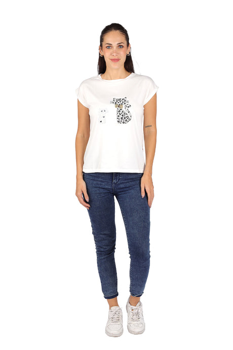 Playera LOVLY CAT (8734669734111)