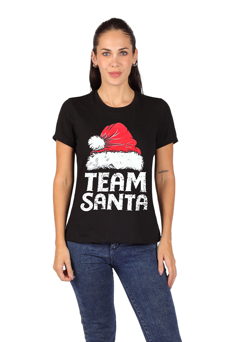 Playera Dama MC / TEAM SANTA (8843250041055)