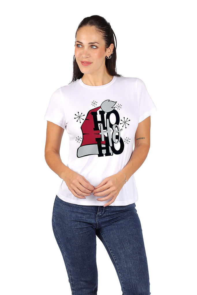 Playera Dama MC / HOHOHO (8842526064863)