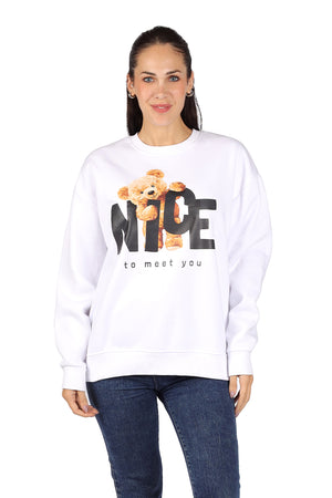 Sudadera Para Dama Ml Nice Aditivo1