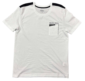 Playera Caballero MC / EXPLORER  BLANCO/NEGRO (9015815176415)
