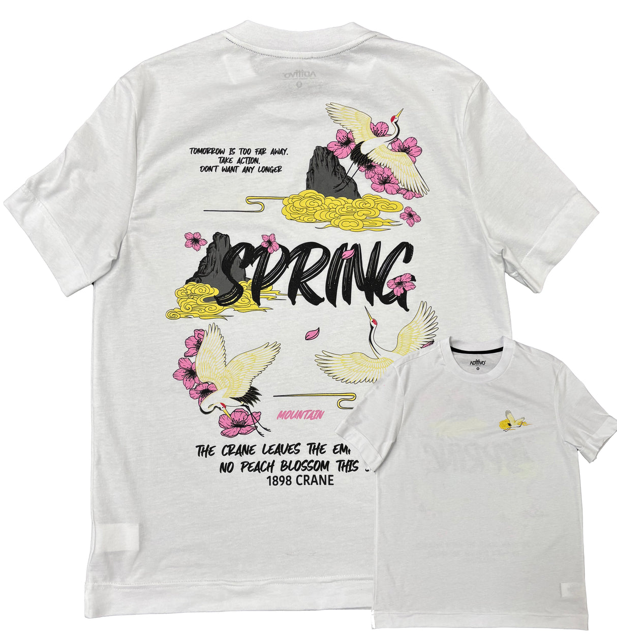 Playera Caballero MC / SPRING  BLANCO (8969462120671)