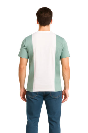 Playera Caballero MC / GOOD VIBES CEMENTO / BLANCO (9053584785631)