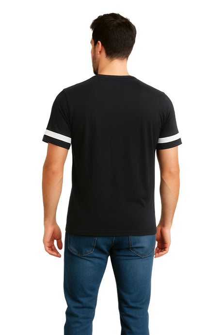 Playera Caballero MC / HEARTBEAT NEGRO/BLANCO (9053595926751)