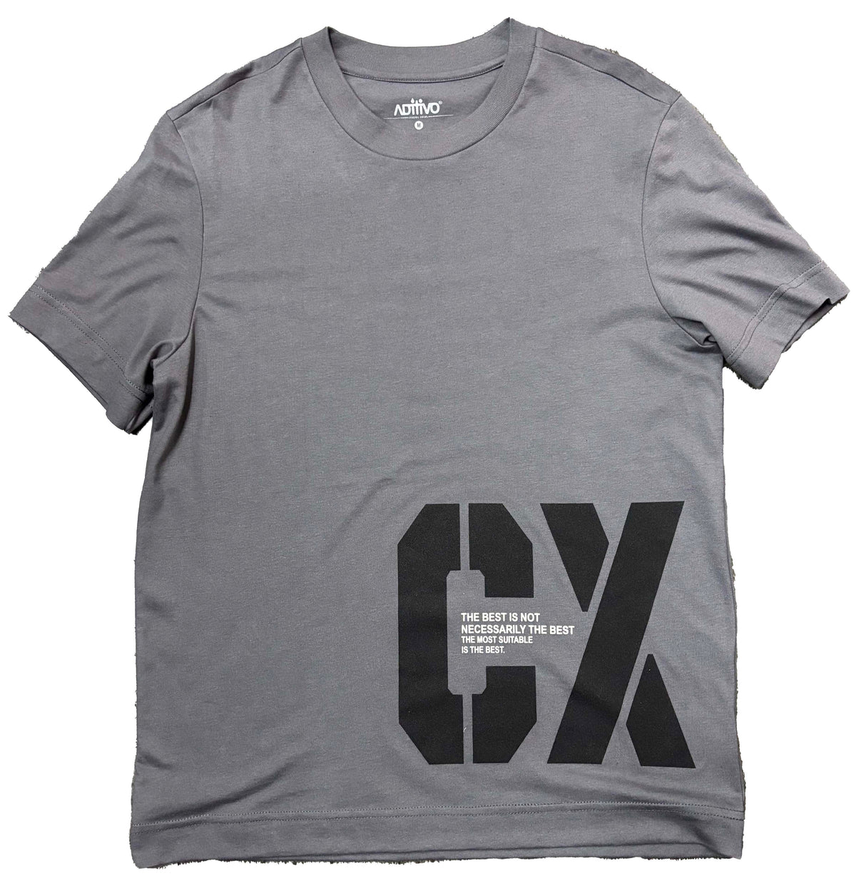 Playera Caballero MC / CX GRIS RATA (9028302635231)