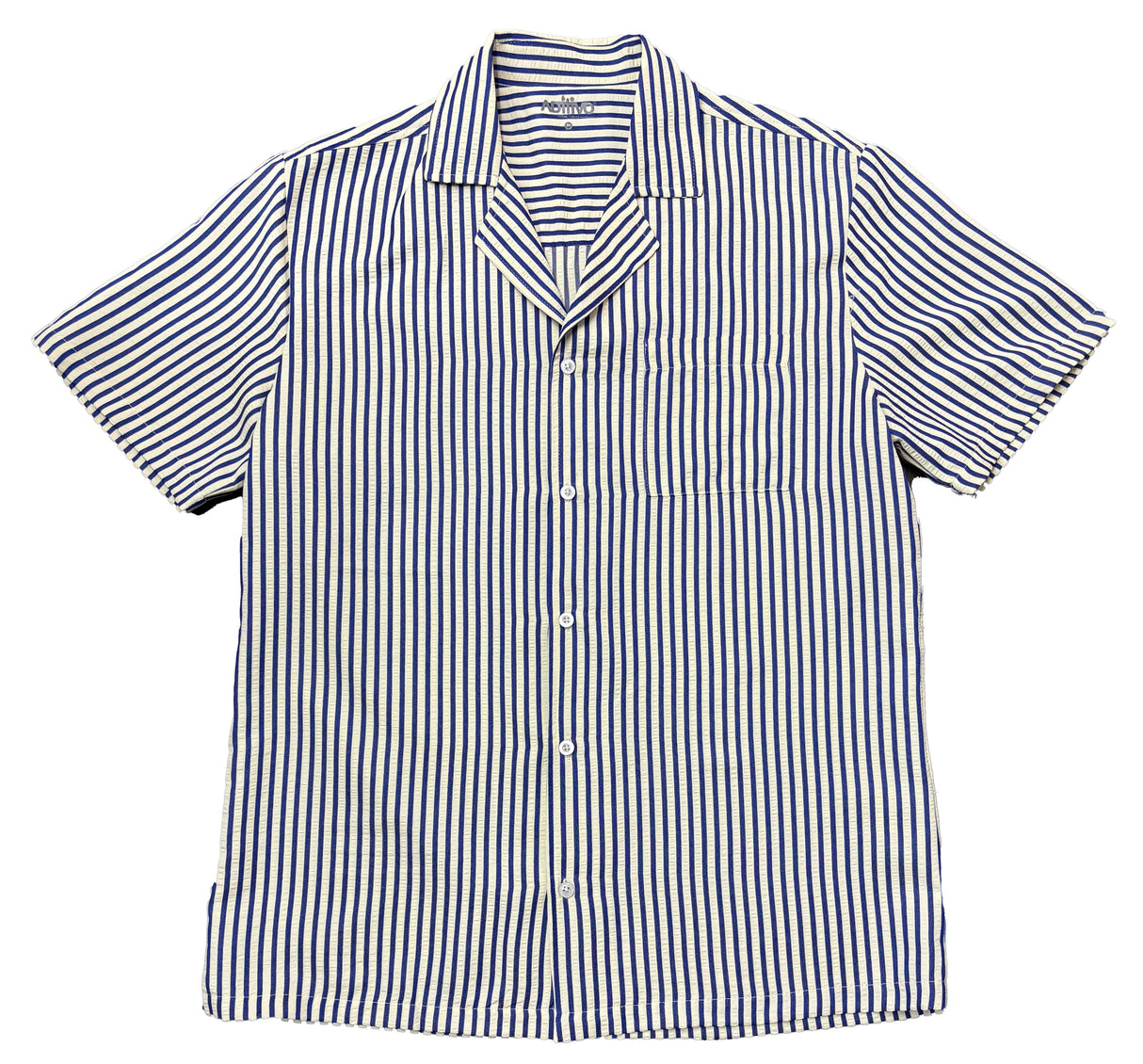 Camisa Caballero MC / RAYAS MARINO HUESO/MARINO (9042733334751)