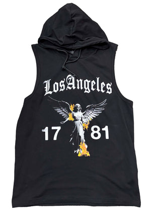 Tank Top Caballero / LOS ANGELES  NEGRO (9067638751455)