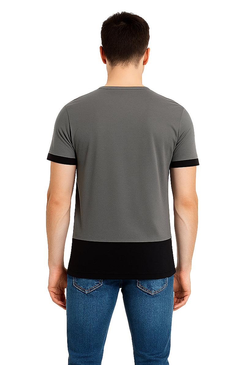 Playera Caballero MC / WHITE   RATAGRIS/NEGRO (9096486060255)