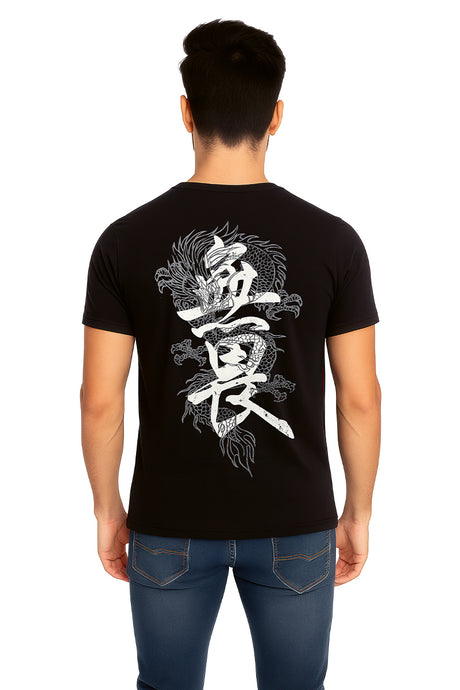 Playera Caballero MC / DRAGON  NEGRO (9090041250015)
