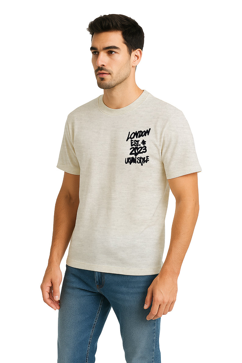 Playera Caballero MC / LONDON  HUESO (9109301887199)