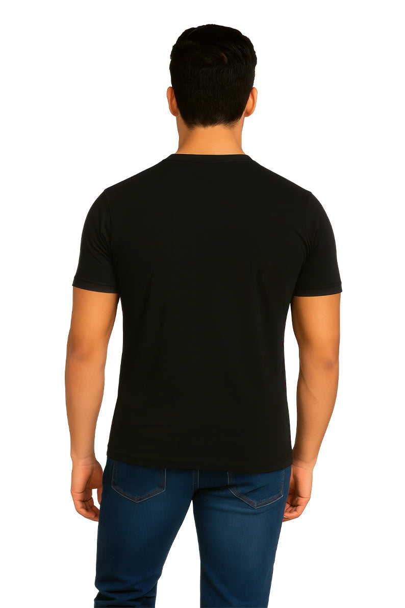 Playera Caballero MC / VIVA MEXICO  NEGRO (9095810416863)