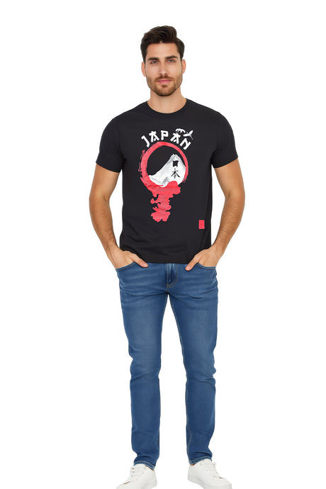 Playera Caballero MC / RED JAPON  NEGRO (9109302771935)