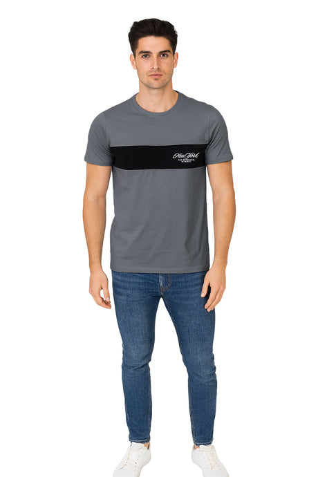 Playera Caballero MC / FIVE  RATA/NEGRO (9148133343455)