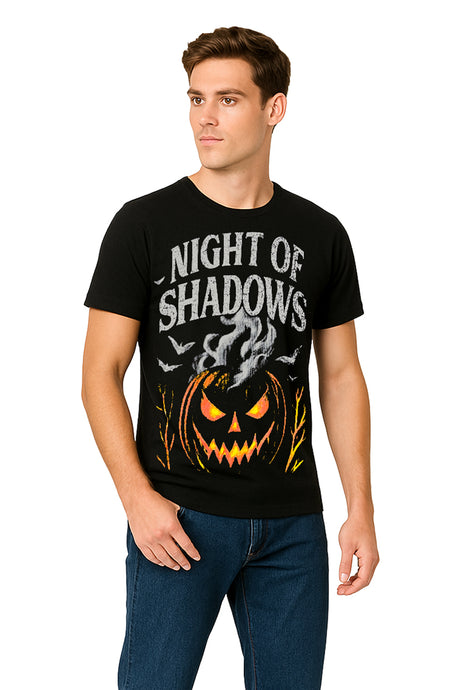 Playera Caballero MC / SHADOWS NEGRO