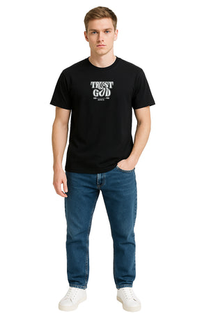 Playera Caballero MC / TRUST GOOD  NEGRO