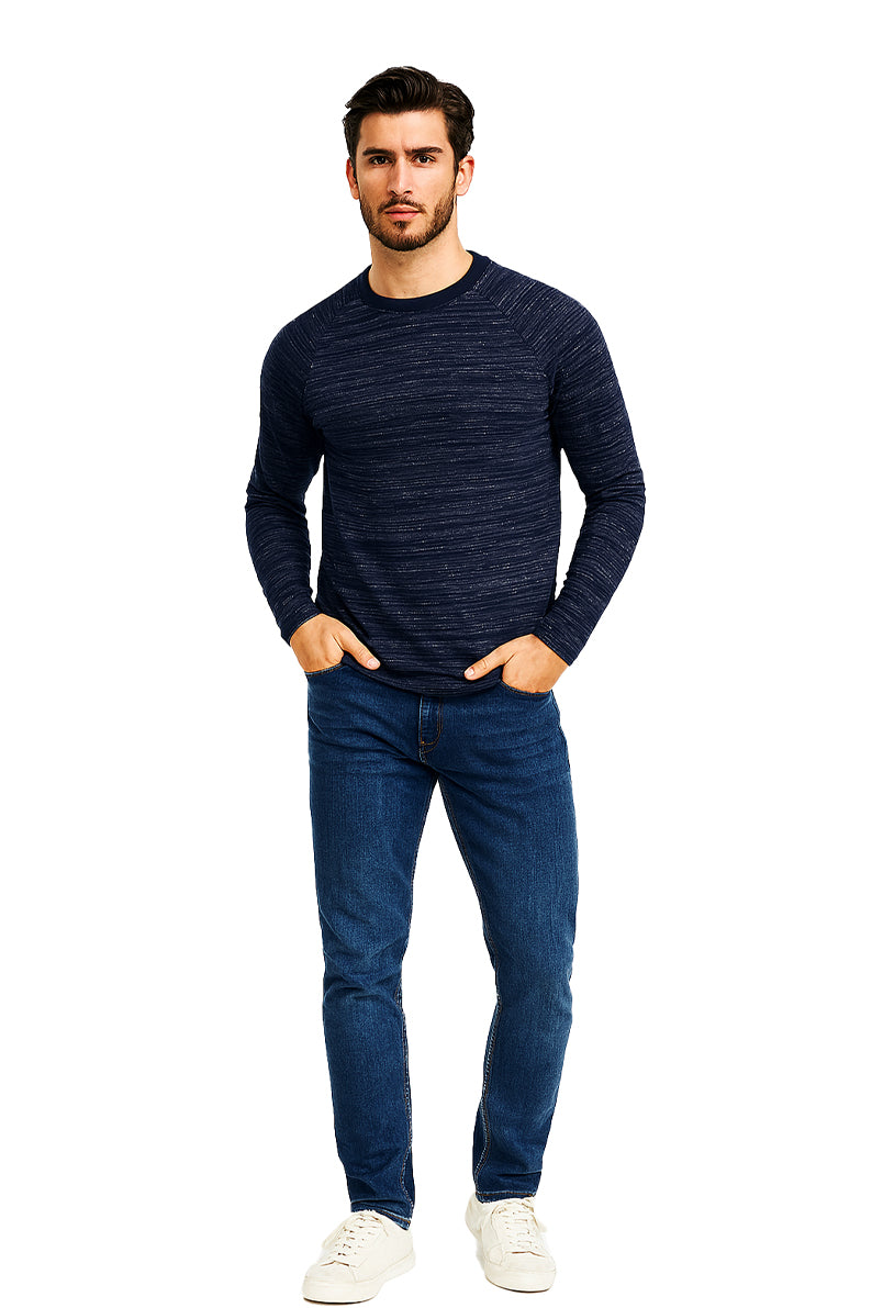 Playera Caballero MC / ATHLETIC  MARINO (9105695408351)