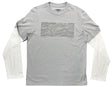 Playera Caballero MC / PREARTY PERLA GRIS / BLANCO (9028298080479)
