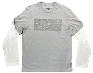 Playera Caballero MC / PREARTY PERLA GRIS / BLANCO (9028298080479)