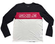 Playera Caballero ML / SMILE  NEGRO/VINO (9059804020959)