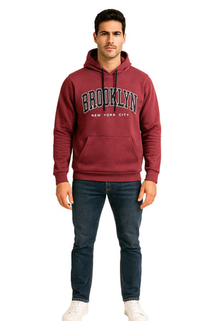 Sudadera Caballero ML / BROOKLN VINO