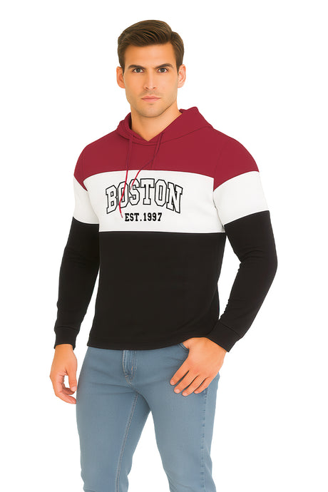 Playera Caballero ML / BOSTON  ROJ (9095160004831)
